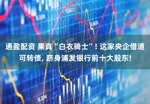 通盈配资 果真“白衣骑士”! 这家央企借道可转债, 跻身浦发银行前十大股东!