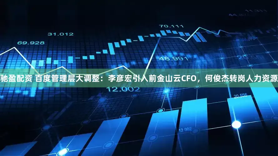 驰盈配资 百度管理层大调整：李彦宏引入前金山云CFO，何俊杰转岗人力资源